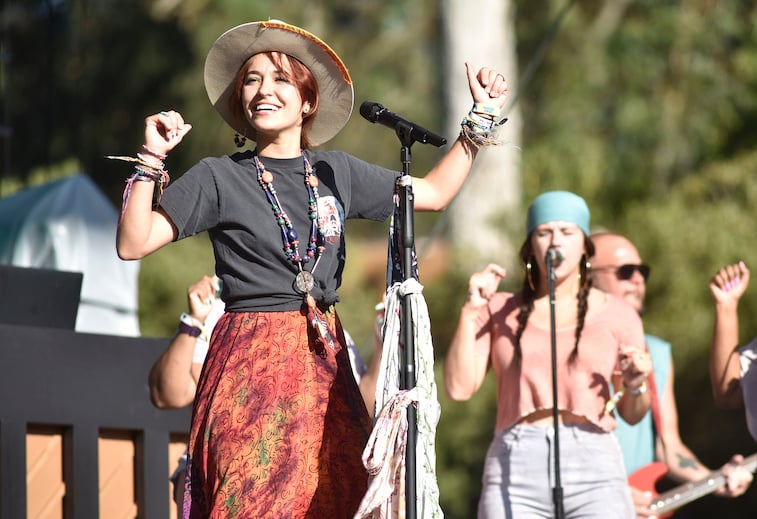 Lauren Daigle performs onstage