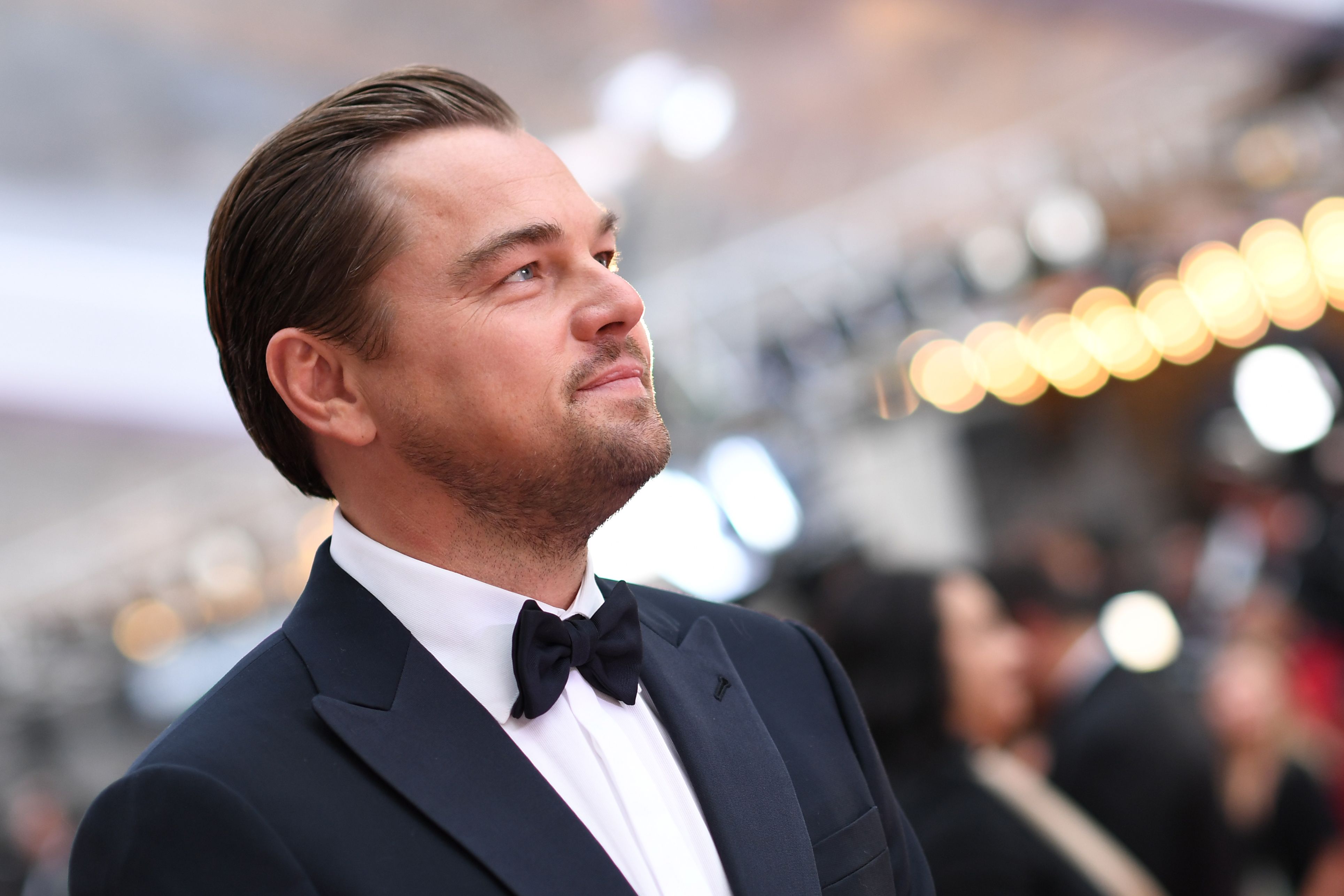 Leonardo DiCaprio arrives for the 92nd Oscars at the Dolby Theatre