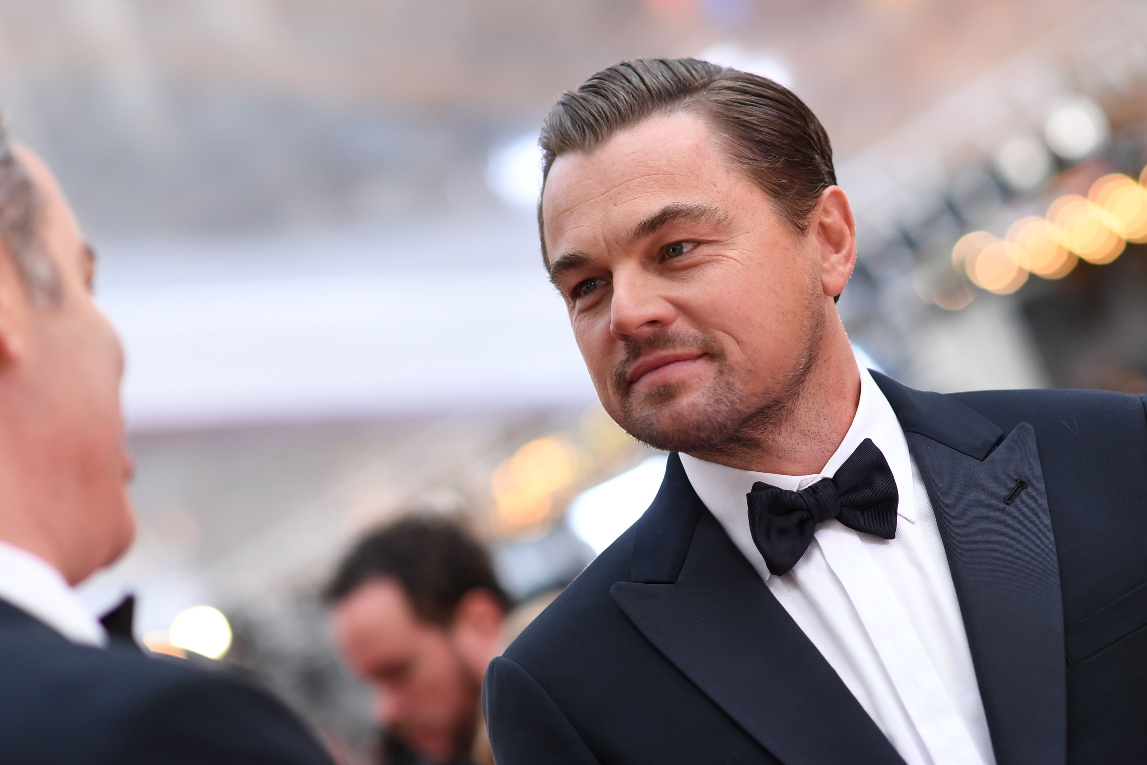 Leonardo DiCaprio arrives for the 92nd Oscars at the Dolby Theatre