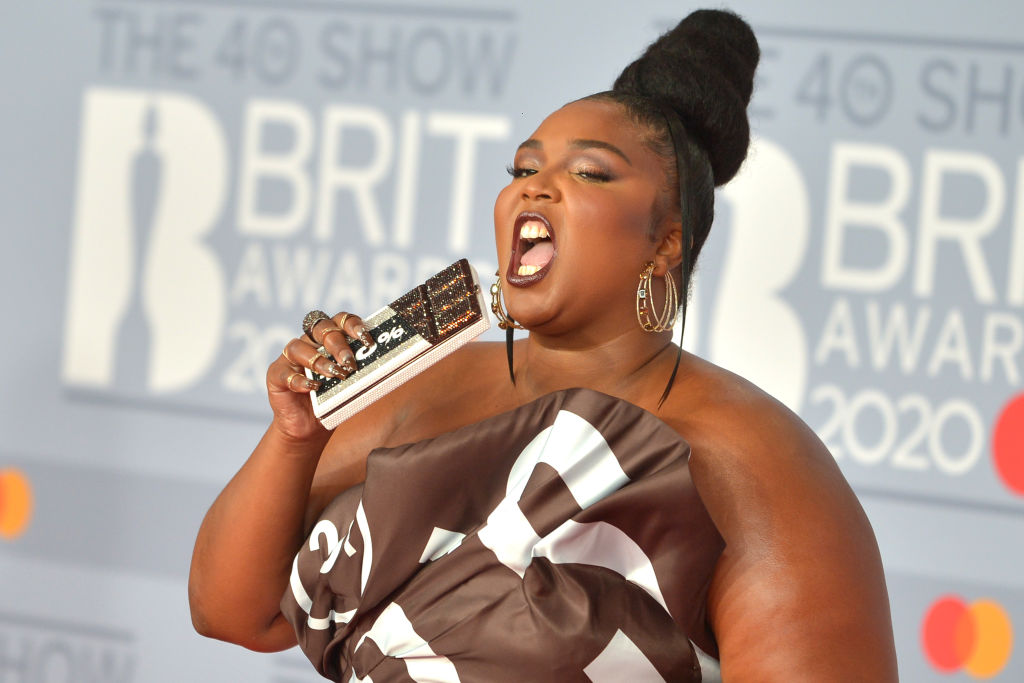 Lizzo at the Brit Awards