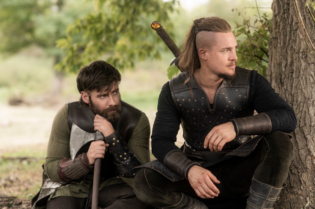 Mark Rowley and Alexander Dreymon in 'The Last Kingdom'