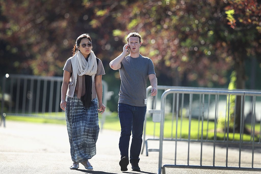 Mark Zuckerberg and Priscilla Chan