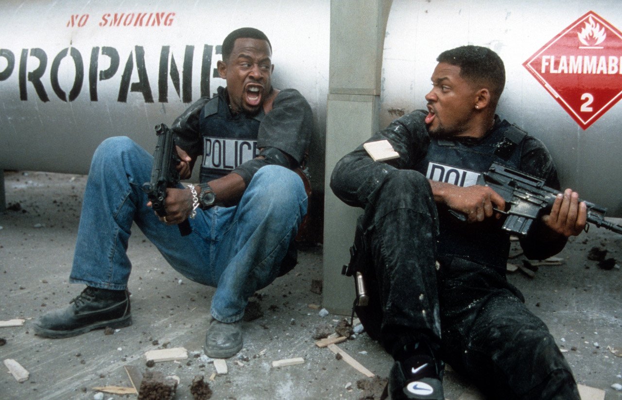 Martin Lawrence and Will Smith in 'Bad Boys'