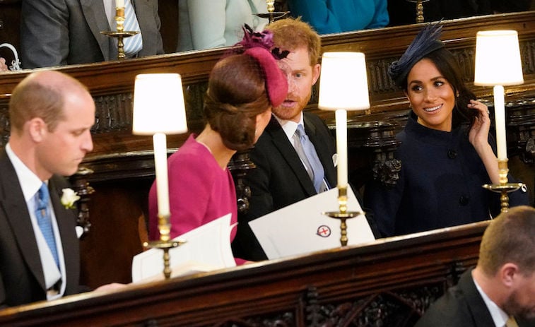Meghan Markle, Prince Harry, and Kate Middleton