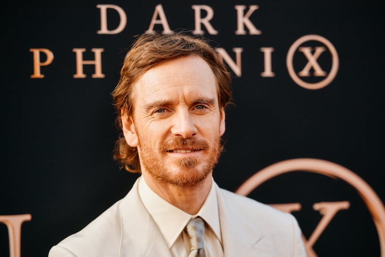 Michael Fassbender on the red carpet
