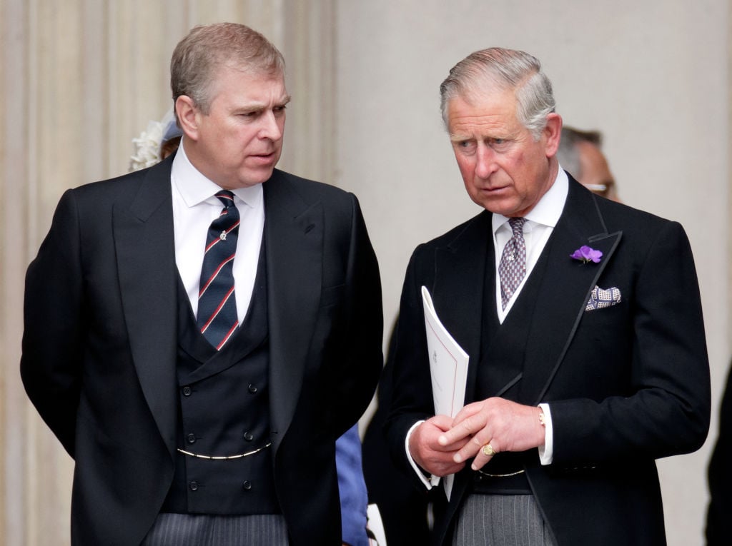 Prince Andrew and Prince Charles