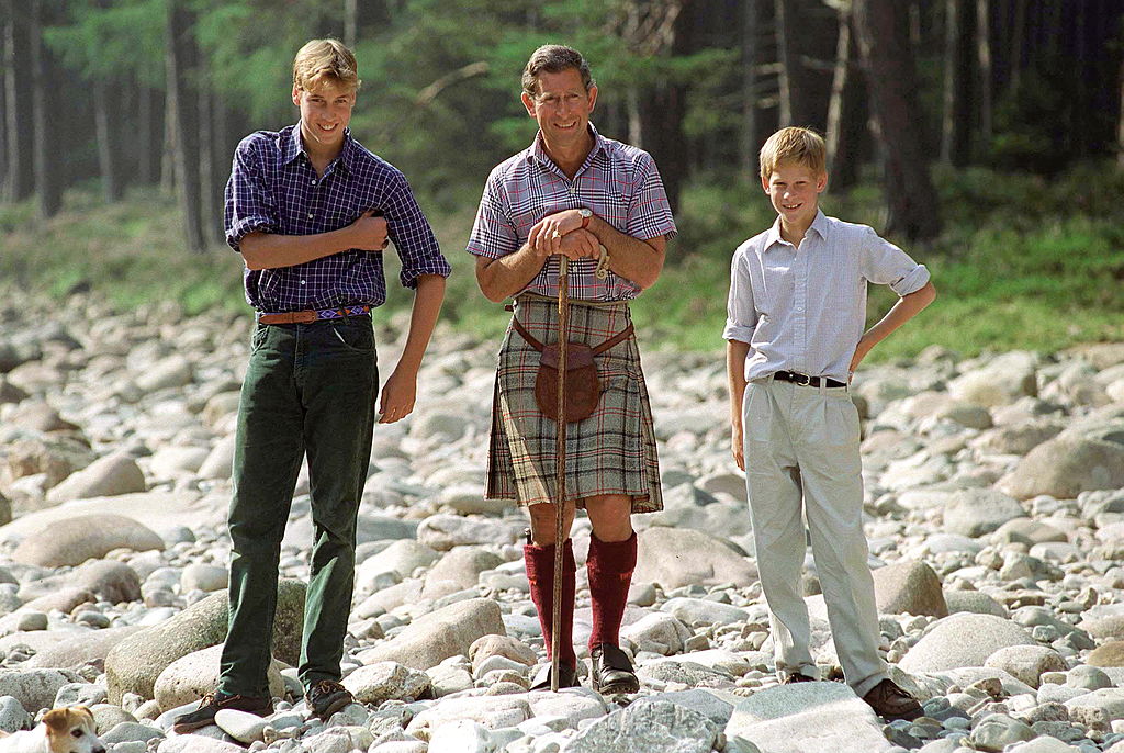 Prince Charles, Prince William, and Prince Harry