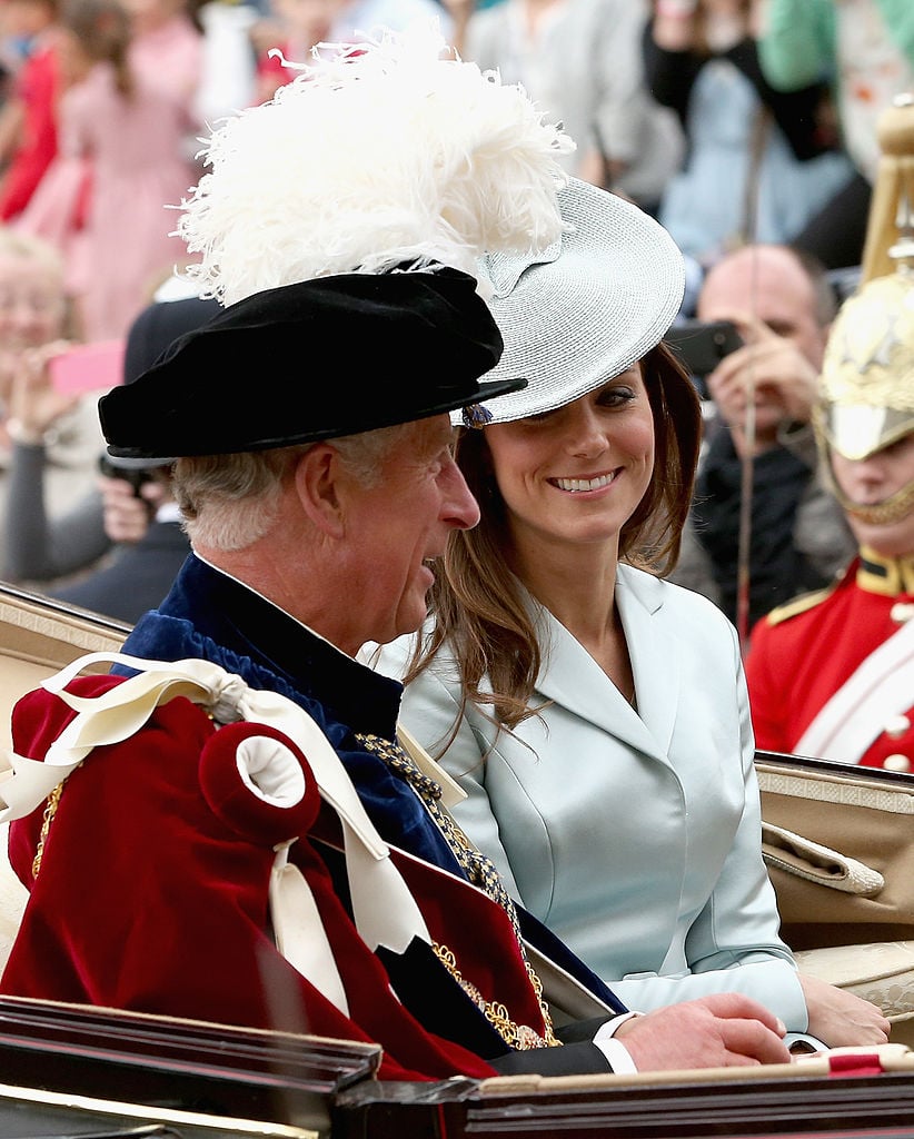 Prince Charles and Kate Middleton at the 2014 Order of the Garter Service