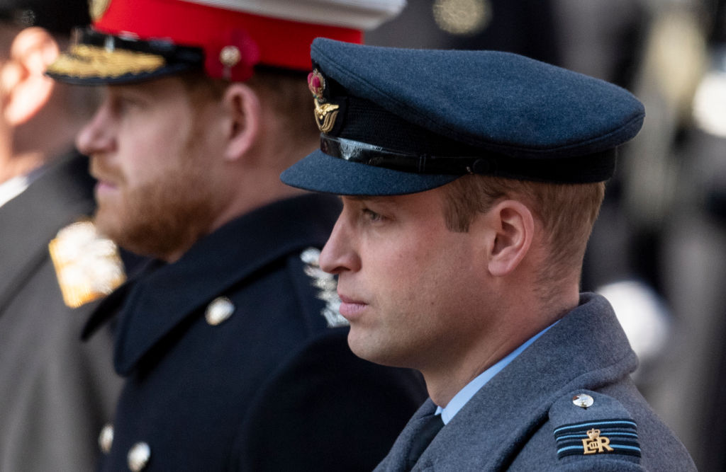 Prince William and Prince Harry at an event in November 2019