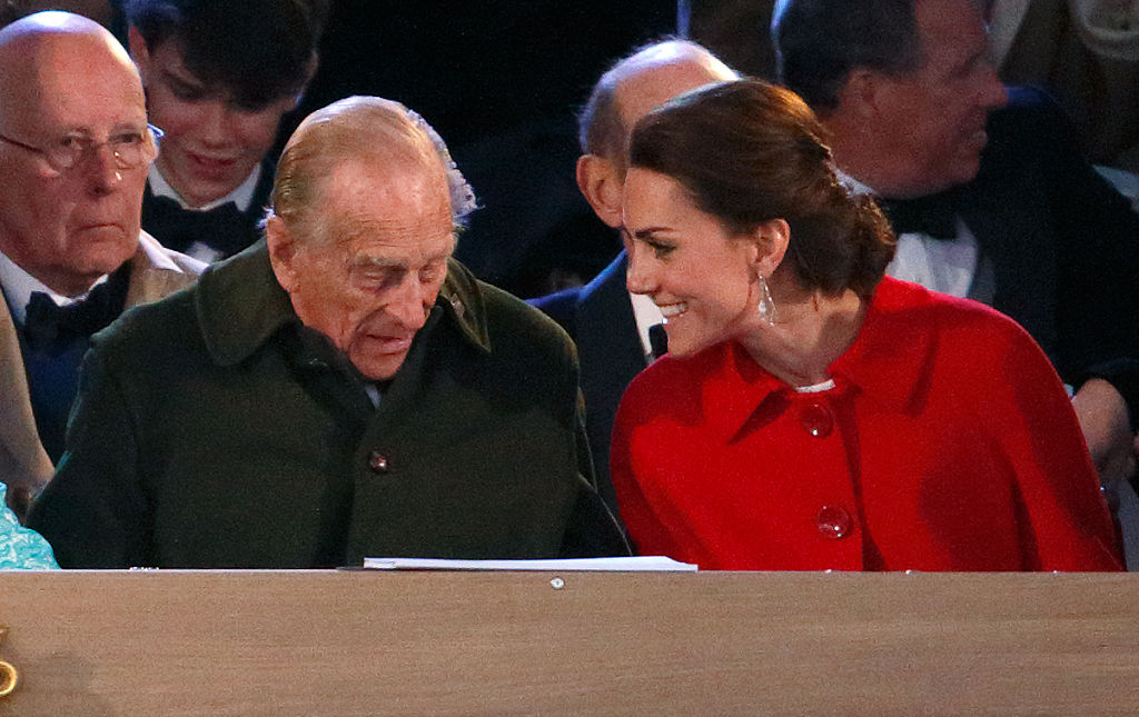 Prince Philip and Kate Middleton attend the 2016 Royal Windsor Horse Show