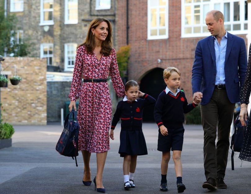 Prince William, Kate Middleton,Prince George, and Princess Charlotte