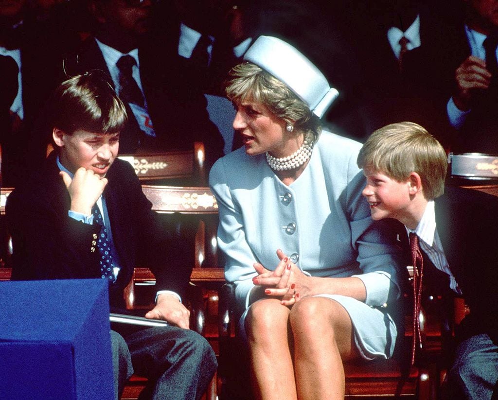 Prince William Princess Diana Prince Harry 