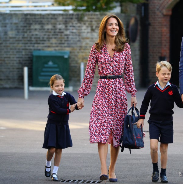 Princess Charlotte, Kate Middleton, and Prince George