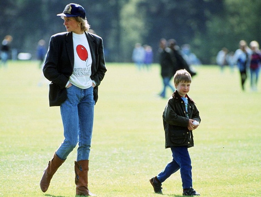 Princess Diana and Prince William