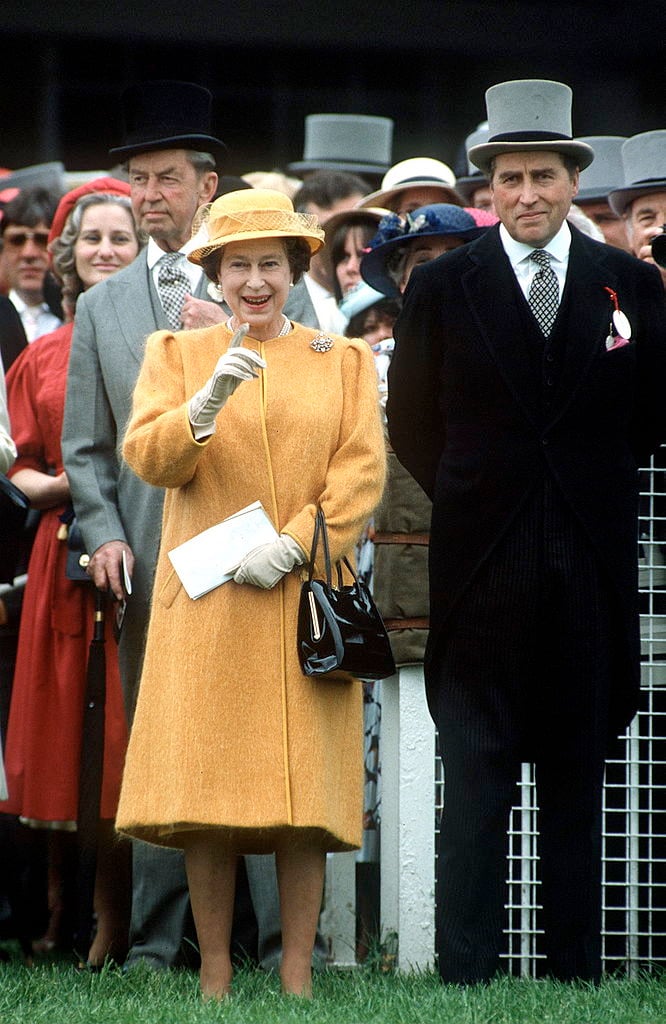 Queen Elizabeth II and Lord Porchester 