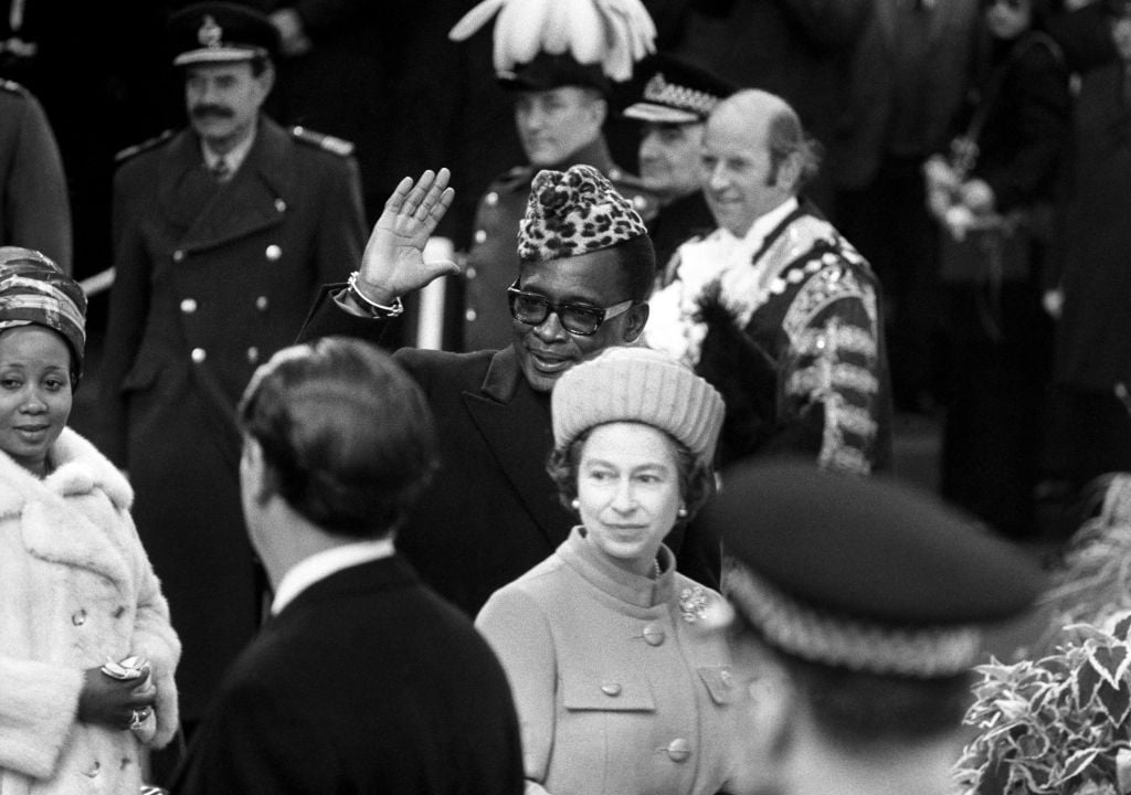 Queen Elizabeth and President Mobutu