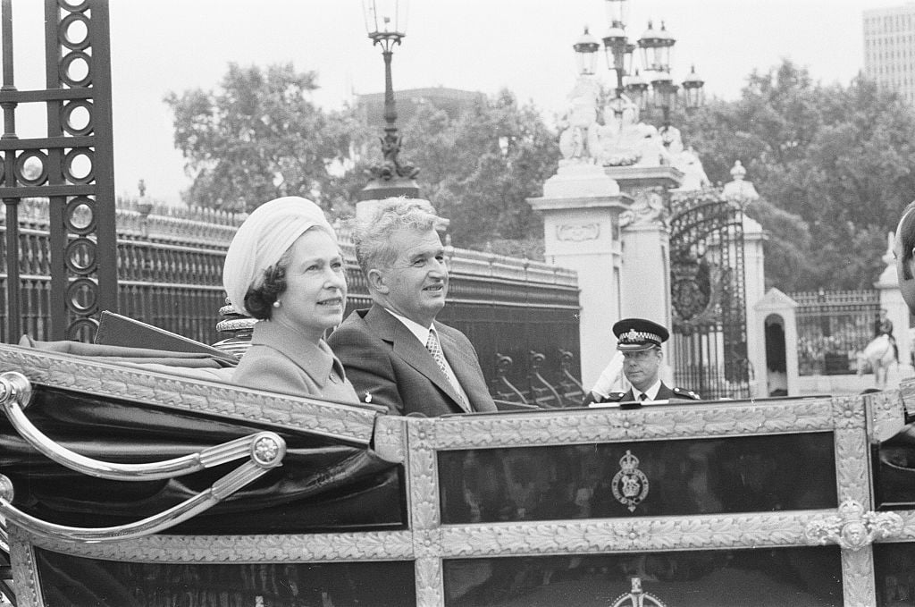 Queen Elizabeth and Nicolae Ceaușescu