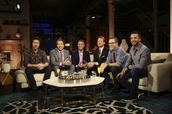 Kyan Douglas, Thom Filicia, host Andy Cohen, Carson Kressley, Ted Allen, Jai Rodriguez