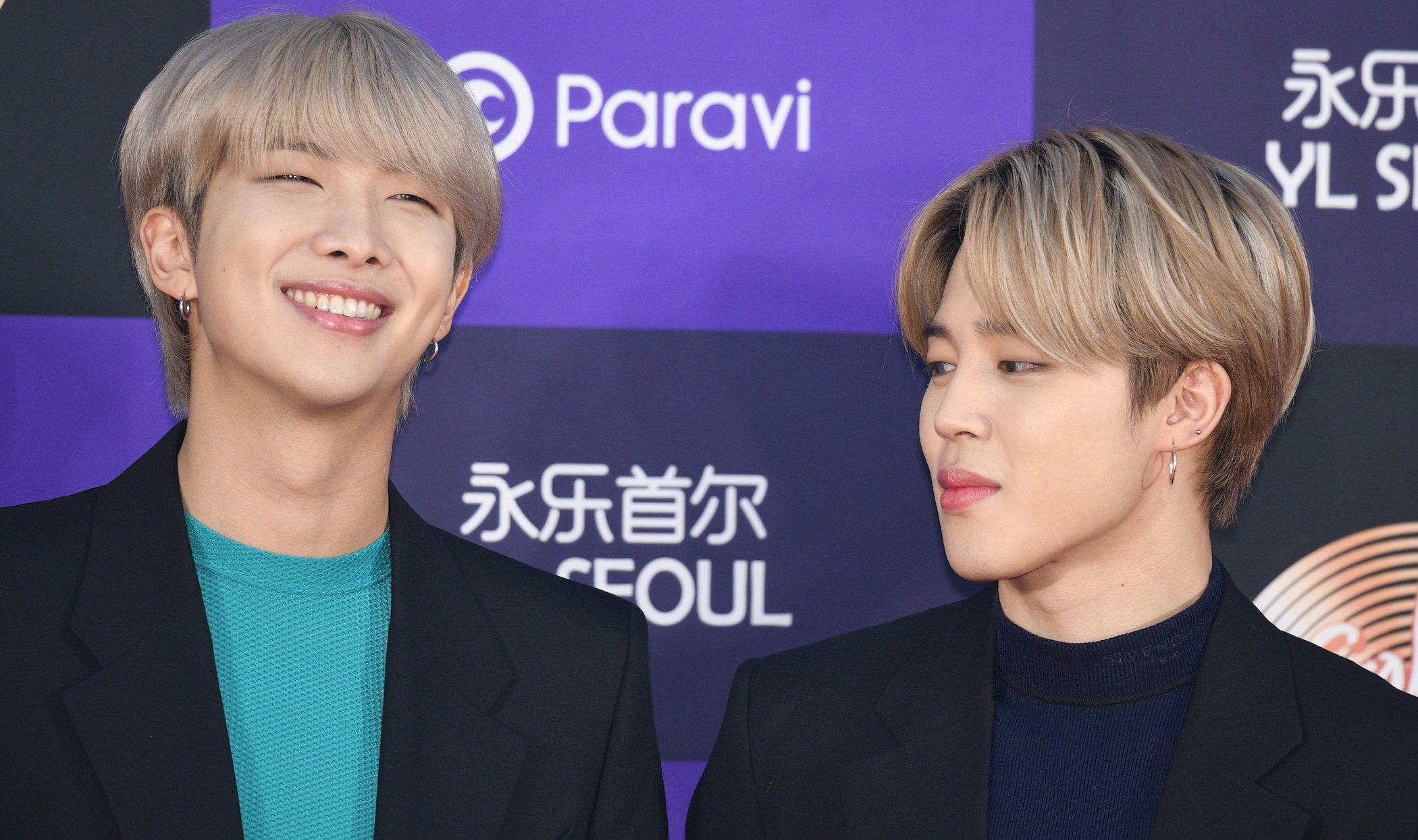 BTS members RM and Jimin