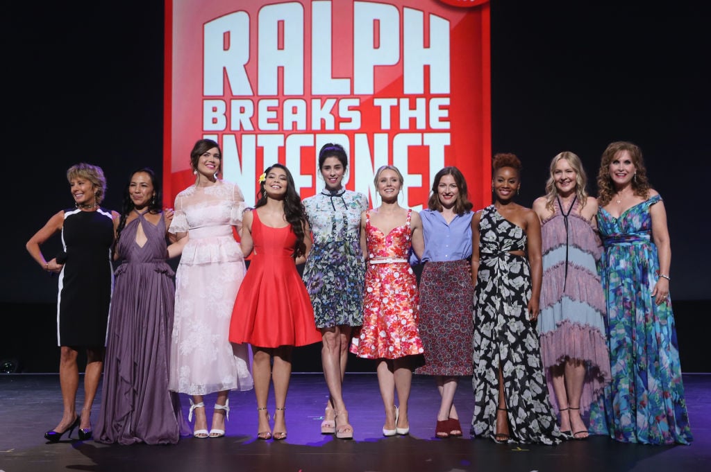 Cast of 'Ralph Breaks the Internet,' featuring the voices of Disney Princesses