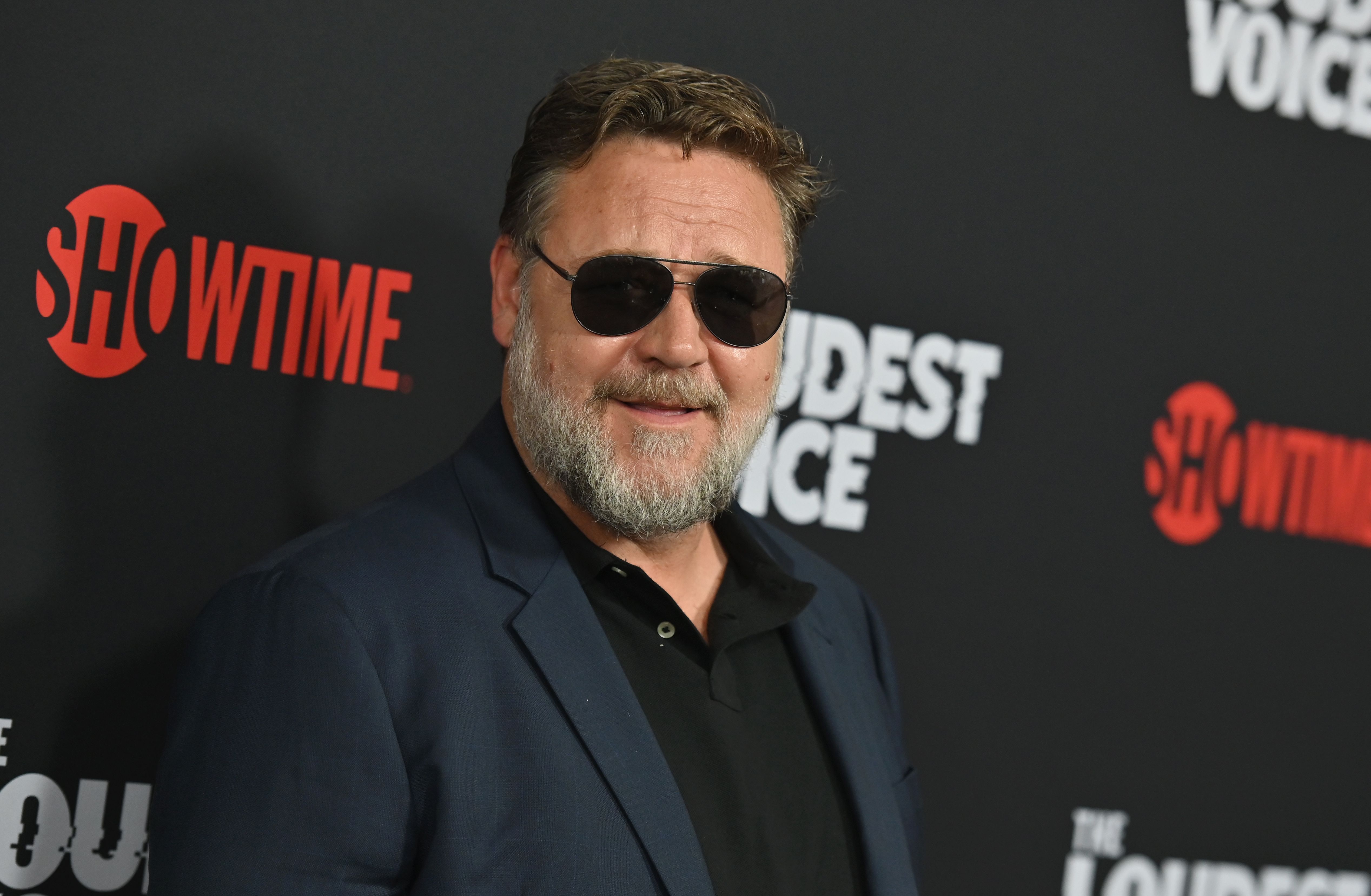 Russell Crowe at 'The Loudest Voice' premiere