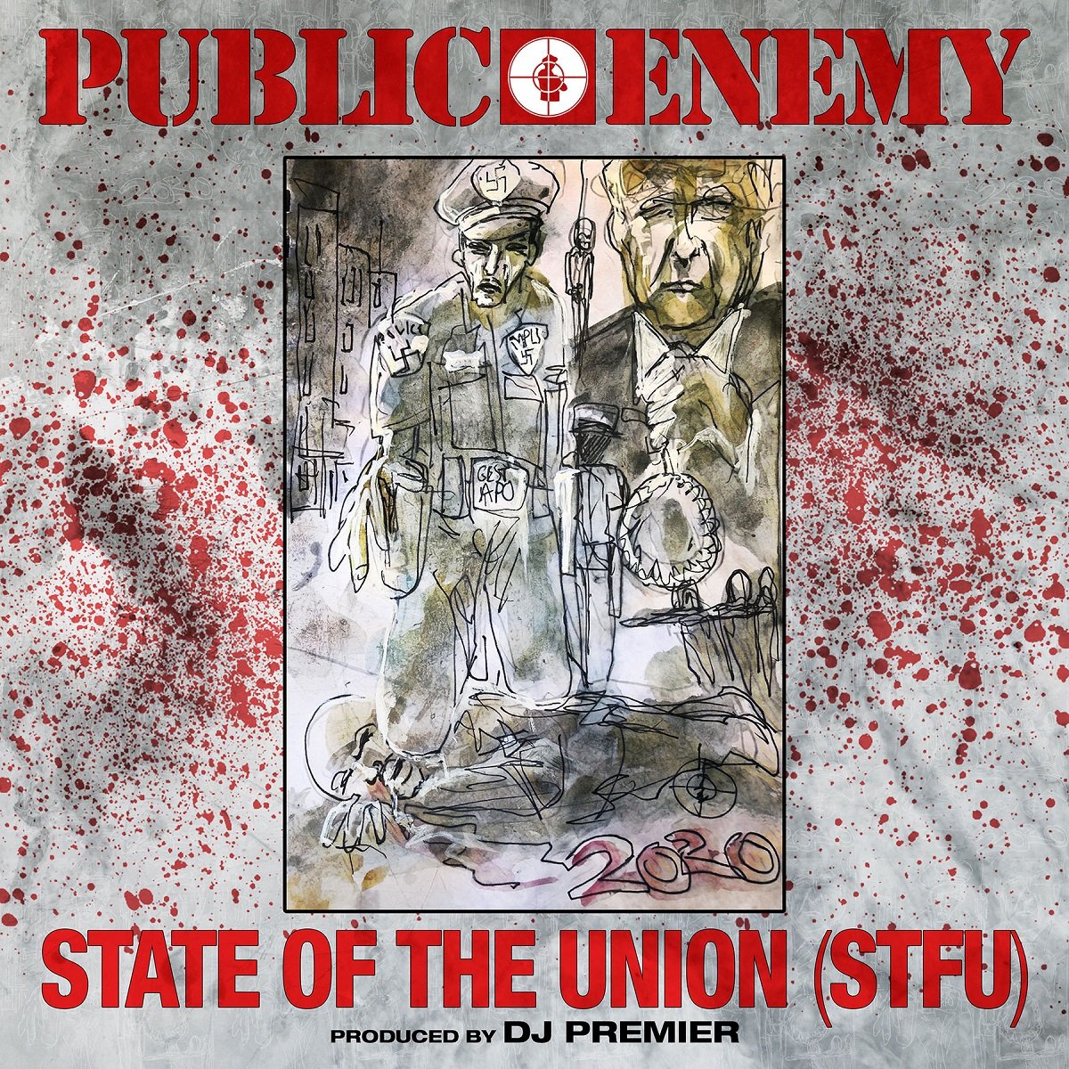 Cover of 'State of the Union (STFU)' single by Public Enemy