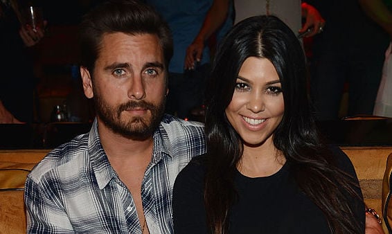 Scott Disick and Kourtney Kardashian at a club in April 2015