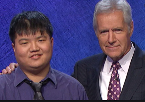 Arthur Chu and Alex Trebek