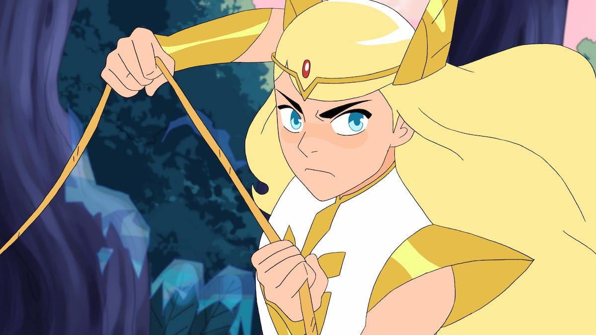 Adora turns into She-Ra to help save Etheria in 'She-Ra and the Princesses of Power'