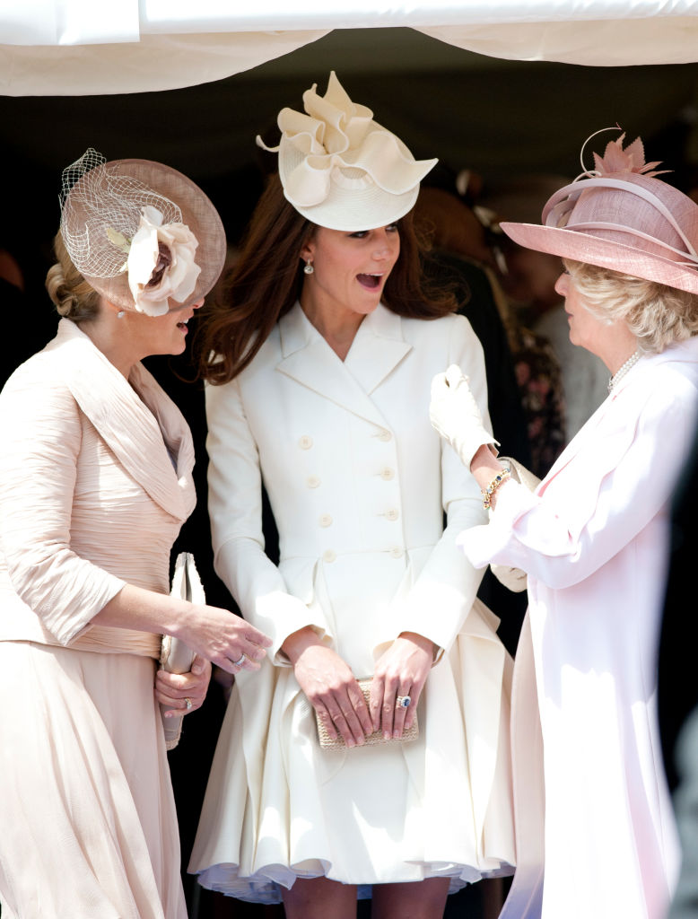 Sophie Rhys-Jones, Kate Middleton, and Camilla Parker Bowles at the Order of the Garter Service
