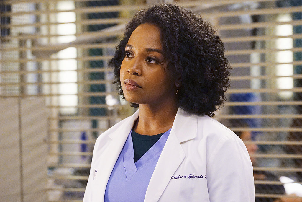 Jerrika Hinton as Stephanie Edwards on ABC's "Grey's Anatomy" - Season Thirteen