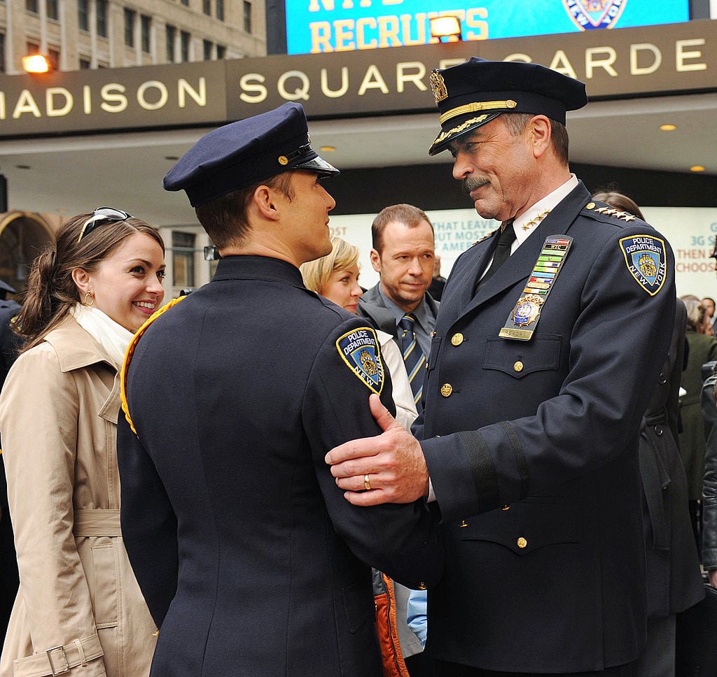 Will Estes, Dylan Moore, and Tom Selleck | Heather Wines/CBS via Getty Images