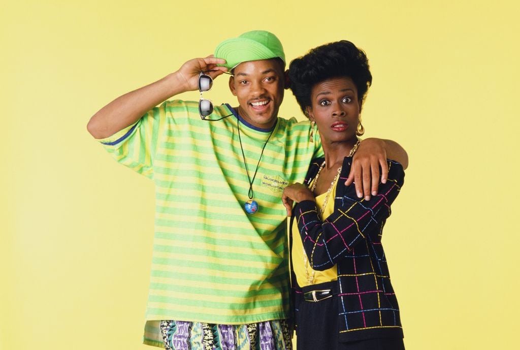 Will Smith and Janet Hubert