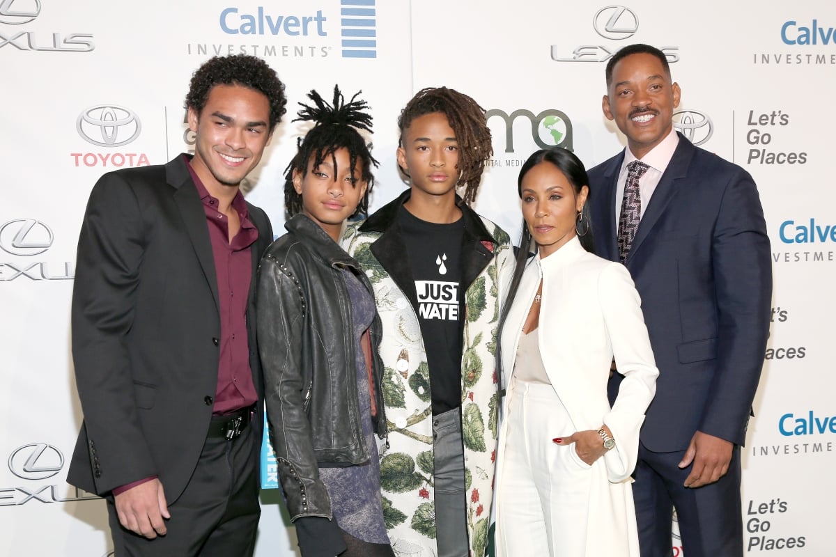 Will Smith, Jada Pinkett Smith and kids Trey, Willow, Jaden Smith