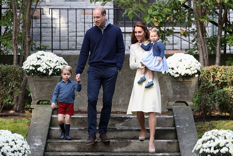 William, Kate, George, and Charlotte