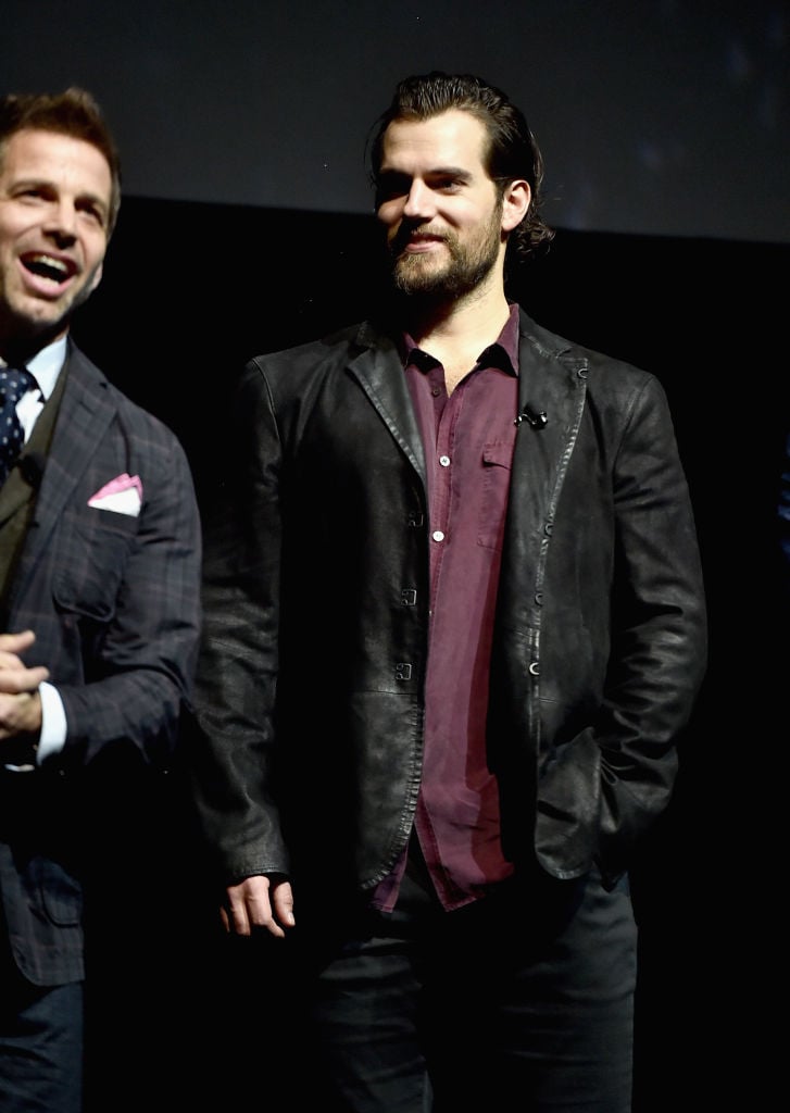 Zack Snyder and Henry Cavill