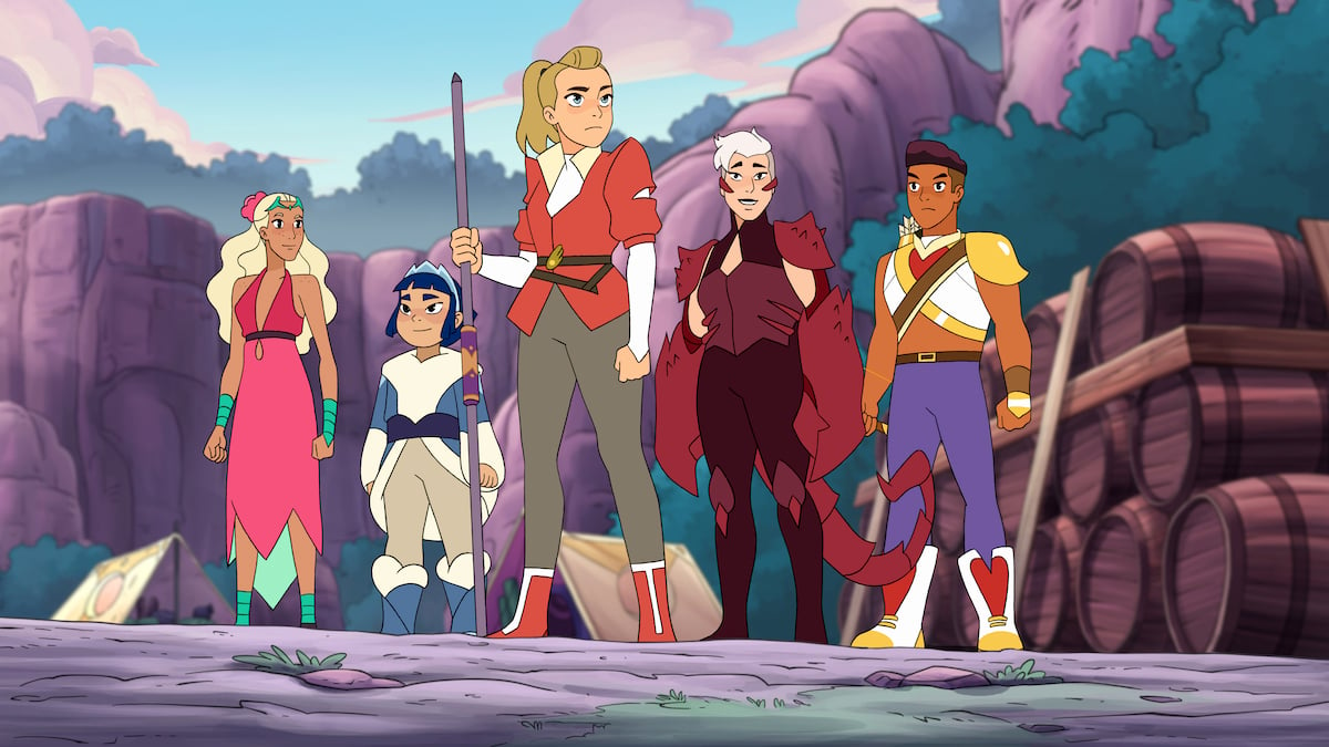 Adora and her friends in 'She-Ra and the Princesses of Power'