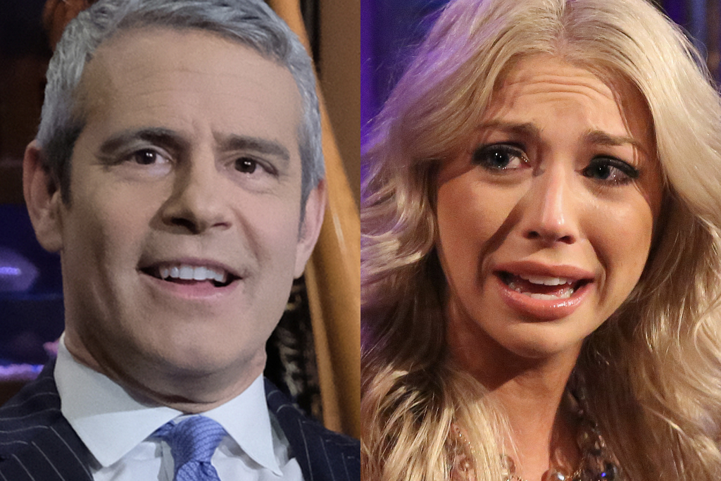 Andy Cohen and Stassi Schroeder