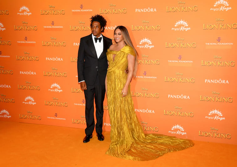 Beyonce and Jay-Z on the red carpet
