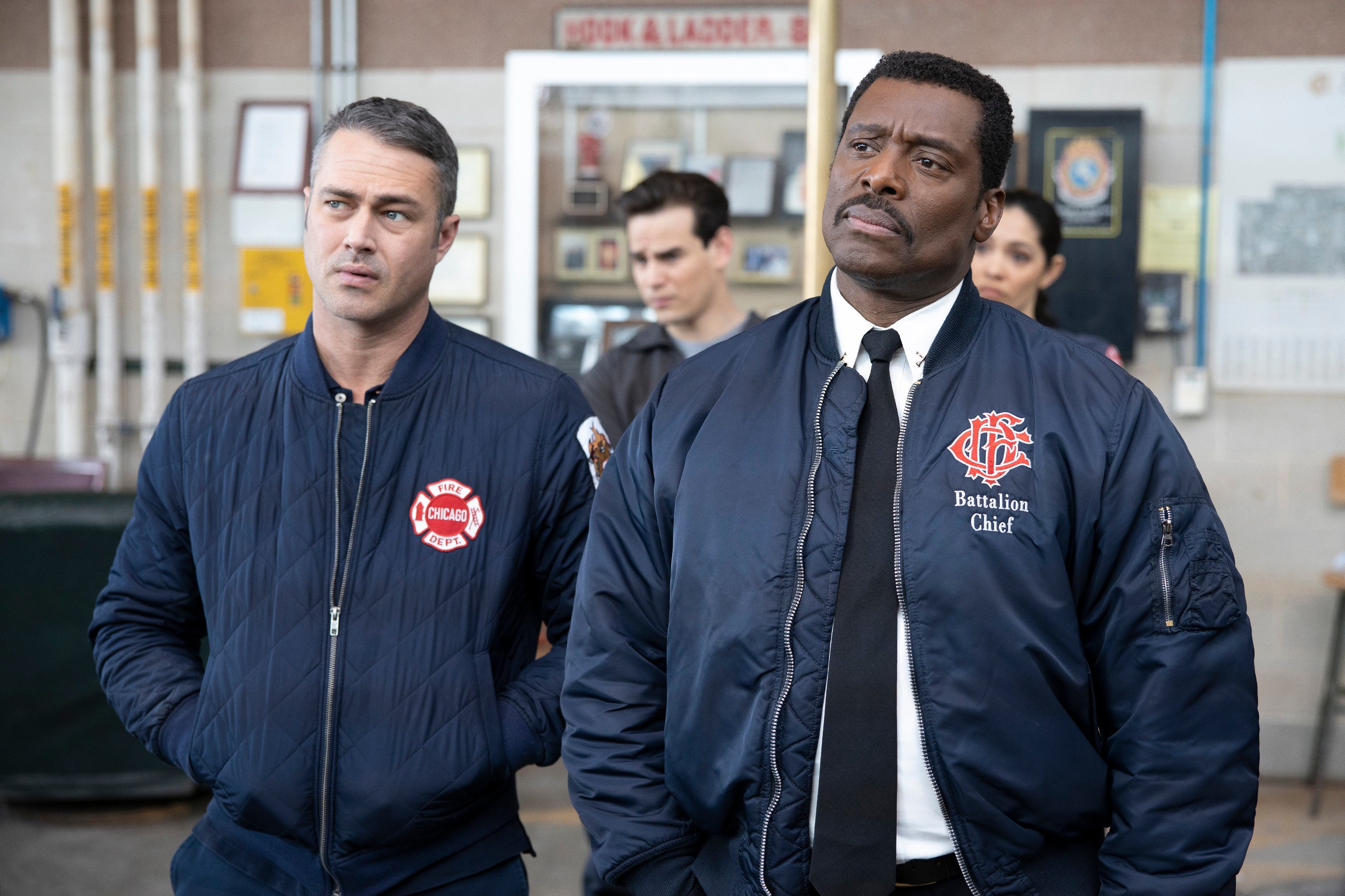 Taylor Kinney as Kelly Severide, Eamonn Walker as Wallace Boden