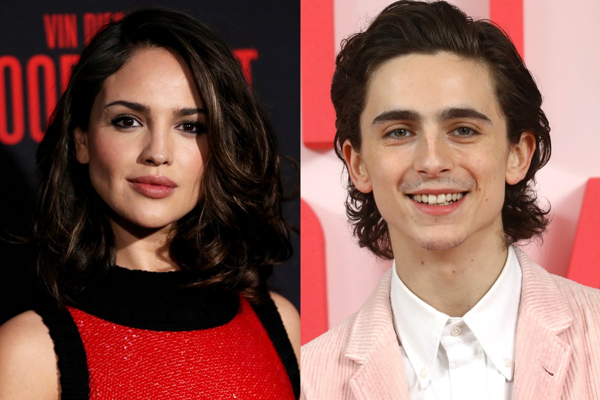 Eiza González and Timothée Chalamet