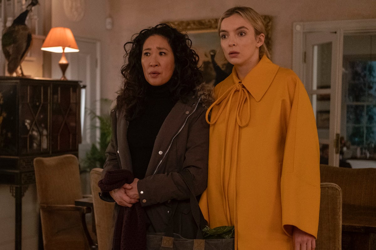 Jodie Comer as Villanelle and Sandra Oh as Eve Polastri in the Season 3 finale for 'Killing Eve.' 