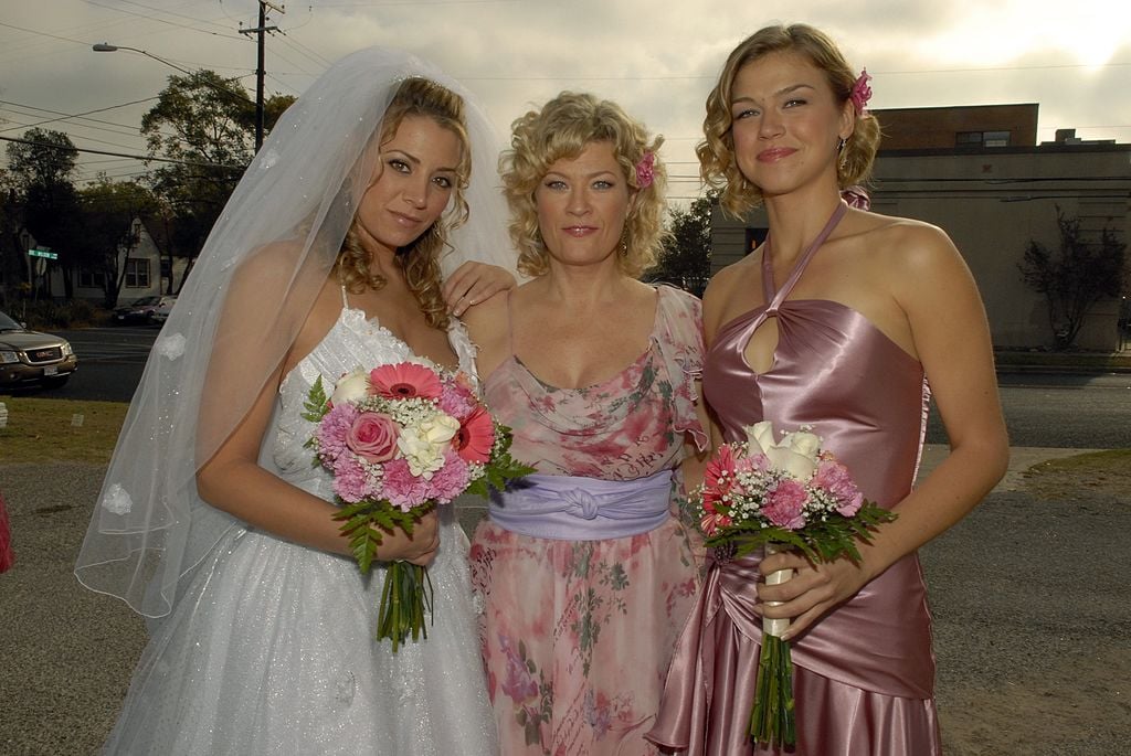 Mindy, Angela and Tyra Collette at Mindy's wedding