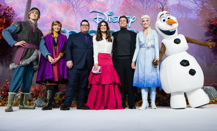 Josh Gad, Idina Menzel and Jonathan Groff