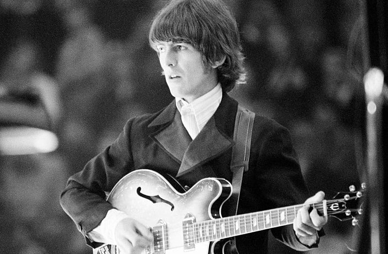 Beatles guitarist George Harrison in 1966