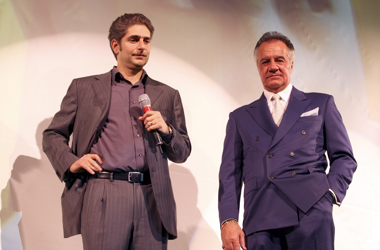 Michael Imperioli and Tony Sirico on stage