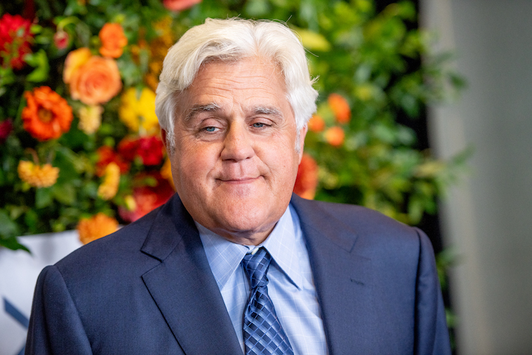 Jay Leno on the red carpet