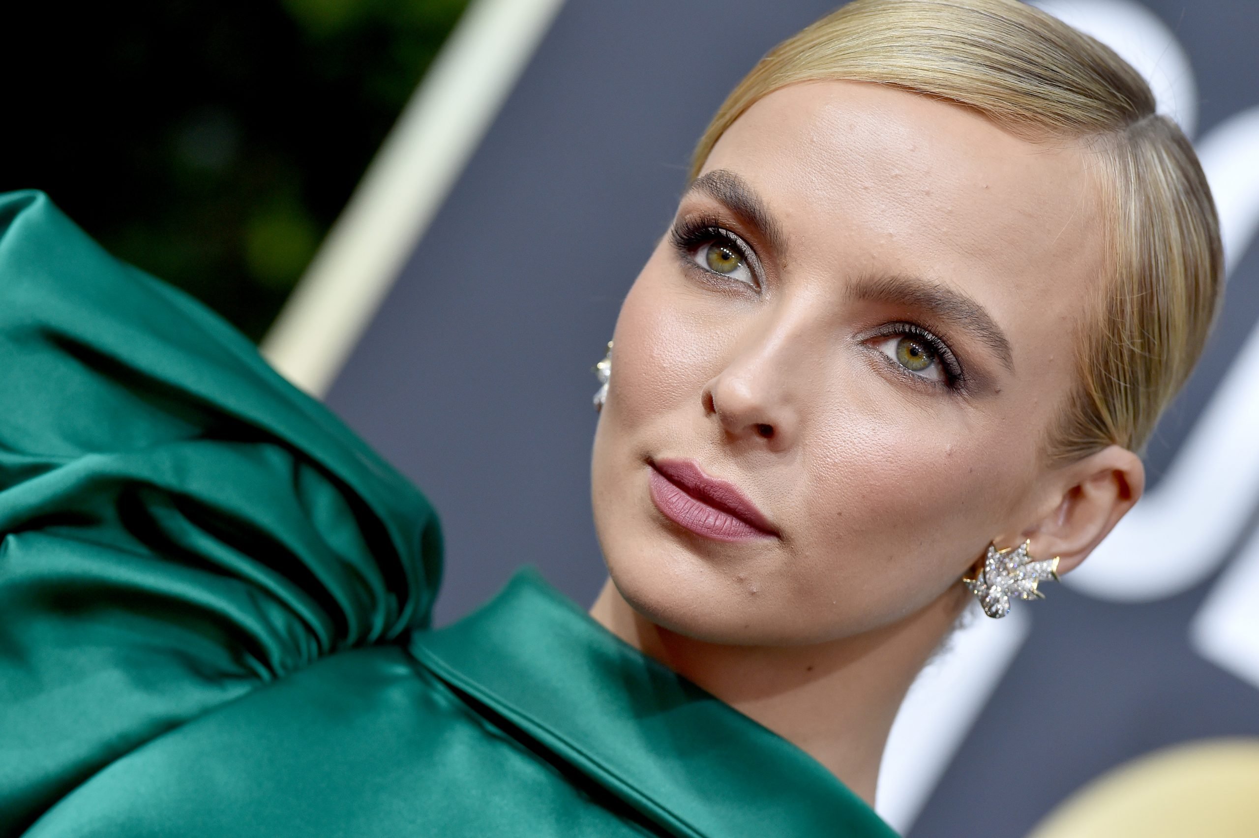 Jodie Comer at the 77th Annual Golden Globe Awards on January 05, 2020.