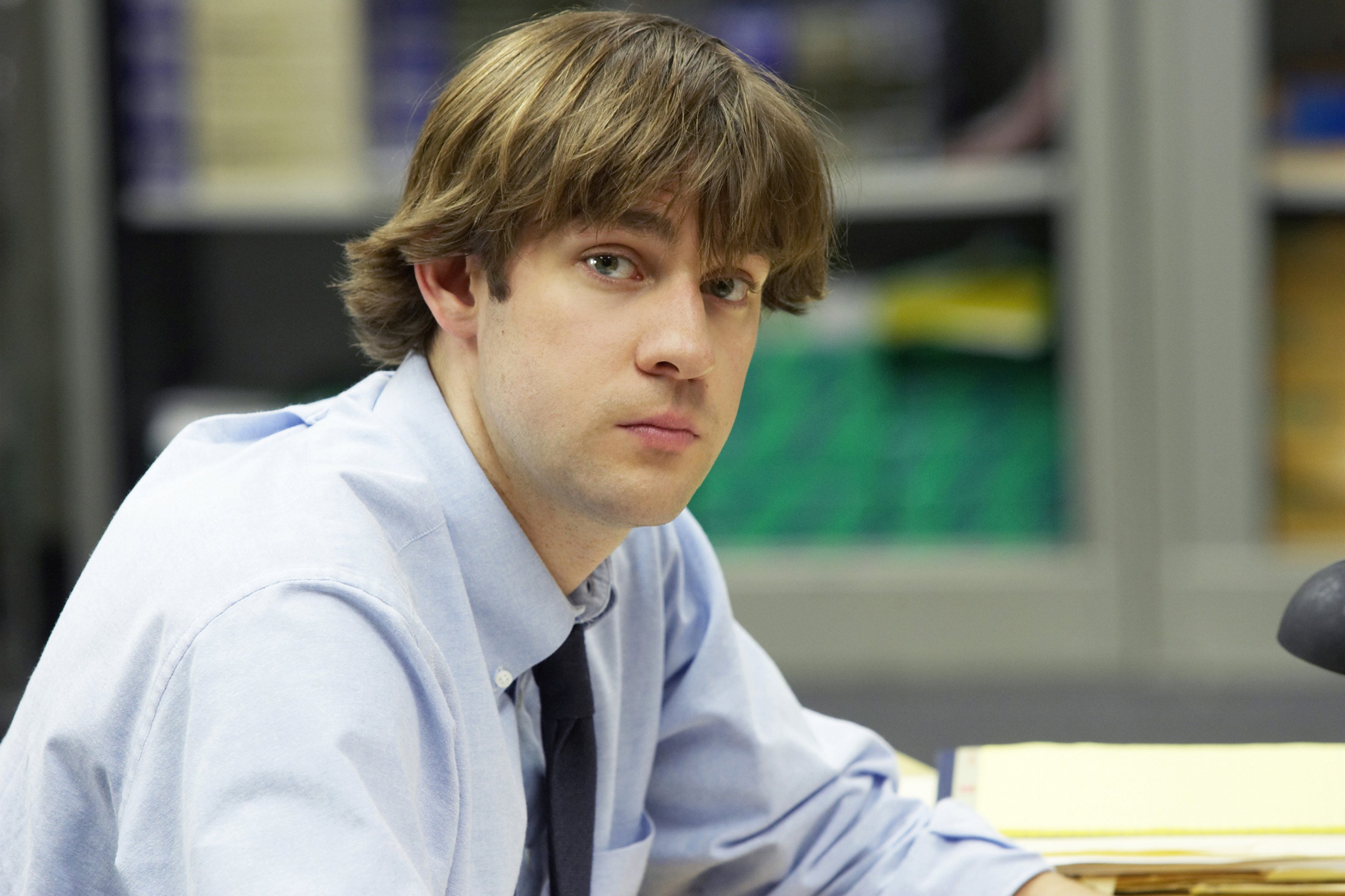 John Krasinski as Jim Halpert in 'The Office' Season 1