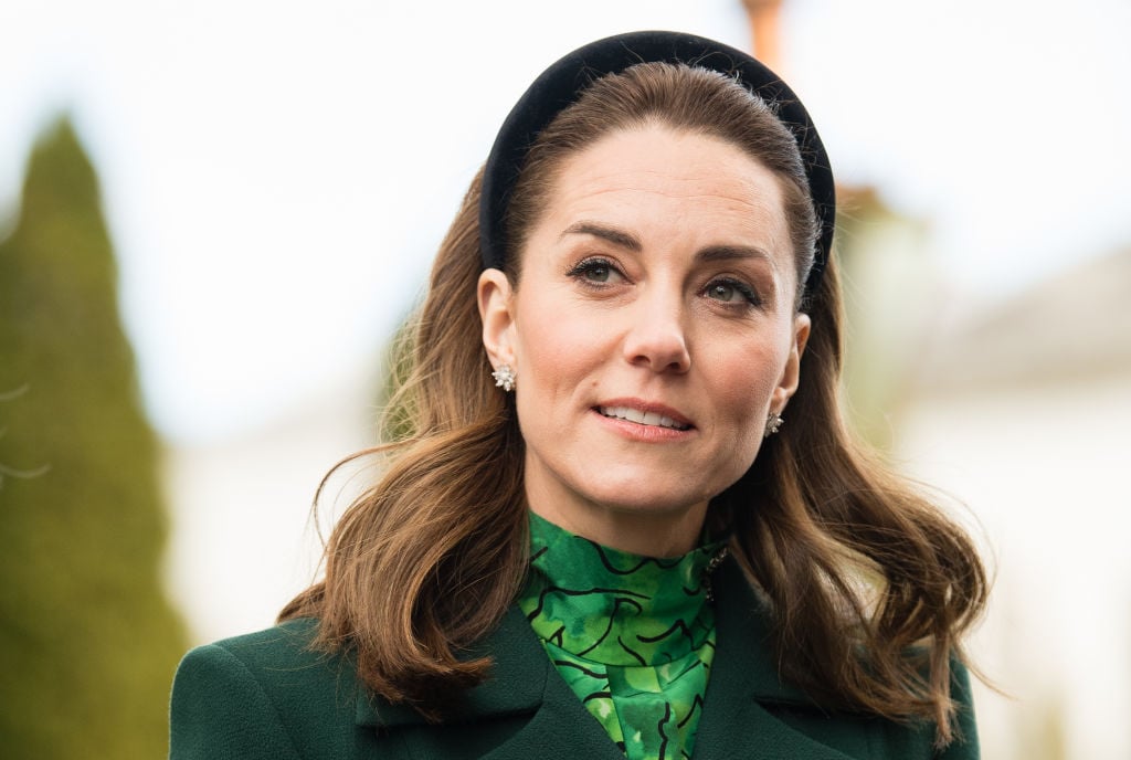 Kate Middleton during a meeting at Áras an Uachtaráin on March 03, 2020 in Dublin, Ireland